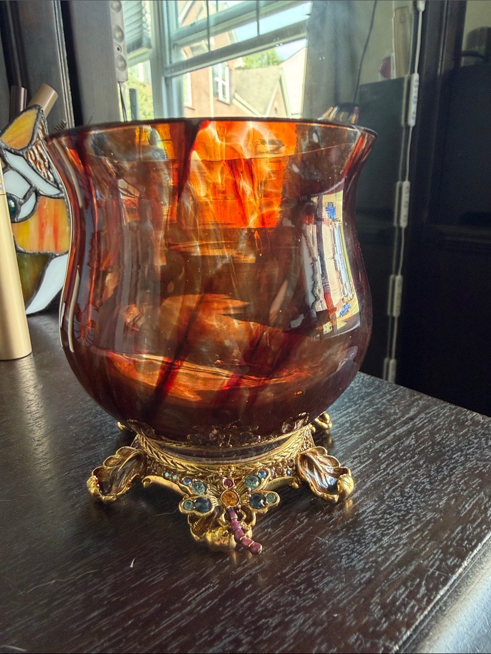 Vintage Jay Strongwater vase